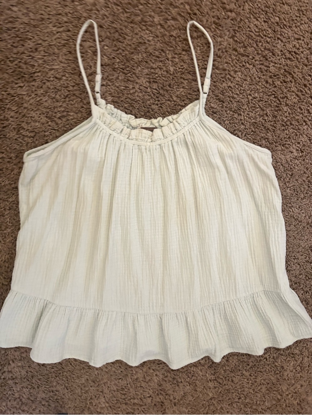 Magaschoni Organic Cotton Gauze Babydoll Cami Tank Top - Picture 2 of 7